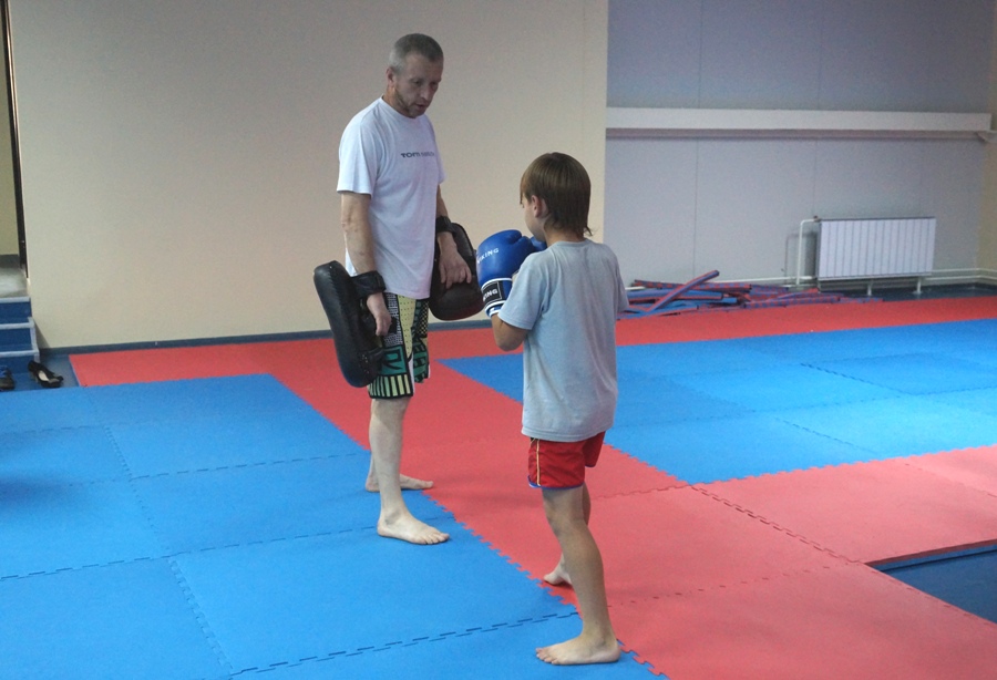 тренировка по тайскому боксу
